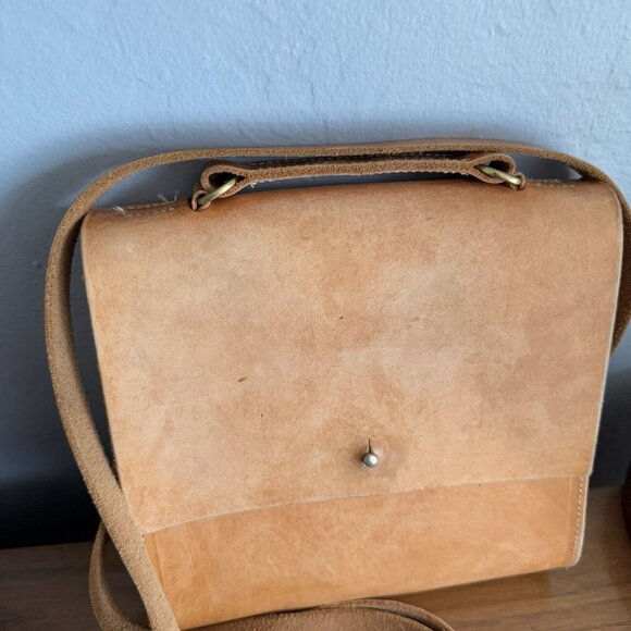 Grace Gordon Lucy Tanned Leather Crossbody Satchel Bag - Picture 2 of 12